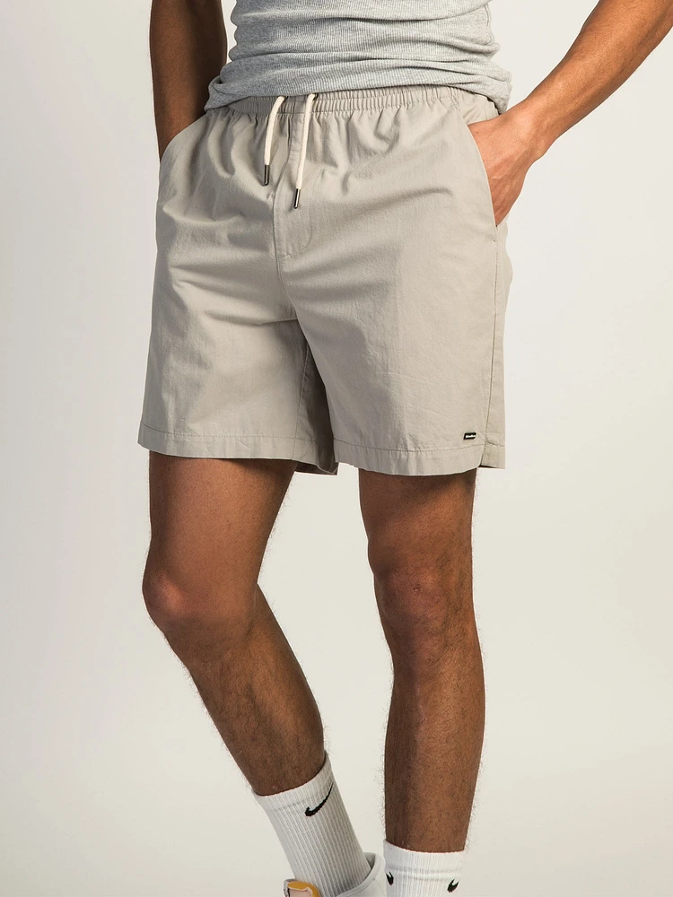 SHORT DE VOLLEY 6" EN COTON SERGÉ ISLAND HAZE