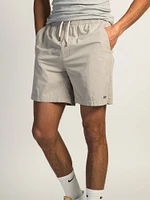 SHORT DE VOLLEY 6" EN COTON SERGÉ ISLAND HAZE