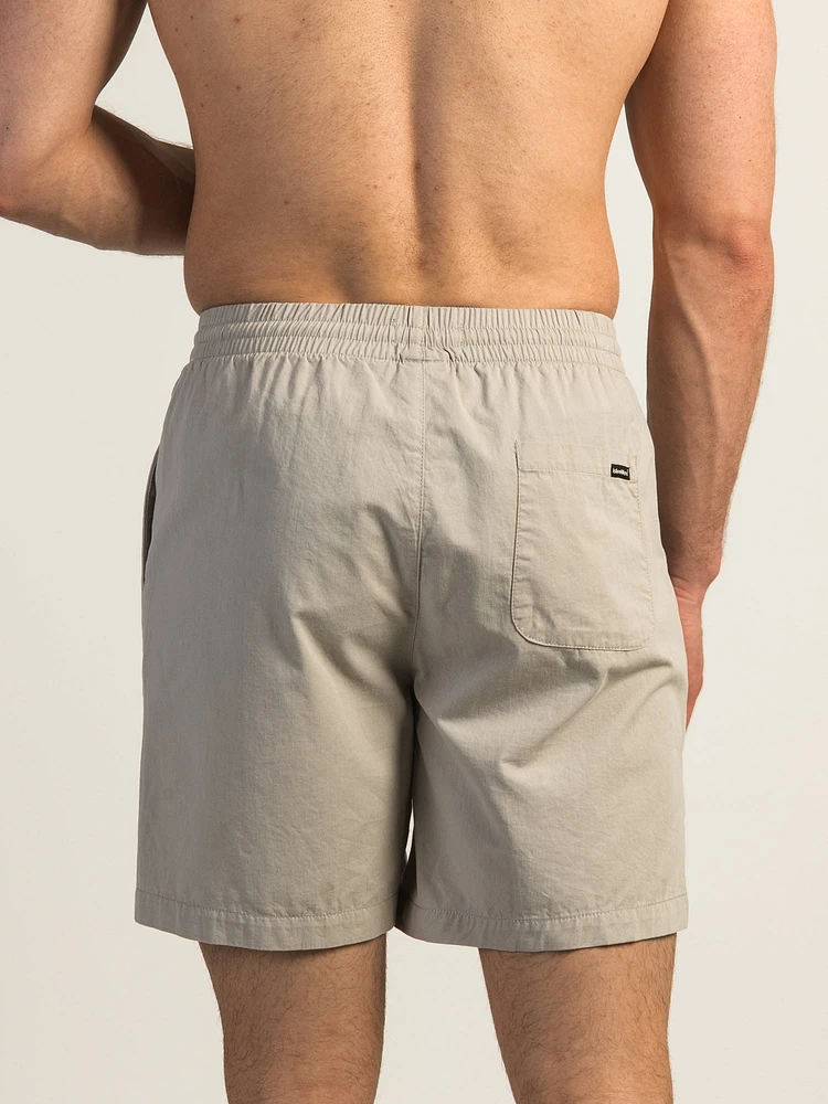 SHORT DE VOLLEY 6" EN COTON SERGÉ ISLAND HAZE
