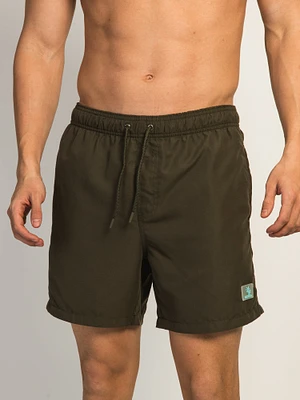 ISLAND HAZE CACTUS GREEN WAVE 5IN VOLLEY SHORT