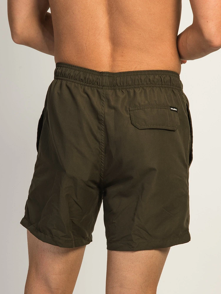 ISLAND HAZE CACTUS GREEN WAVE 5IN VOLLEY SHORT