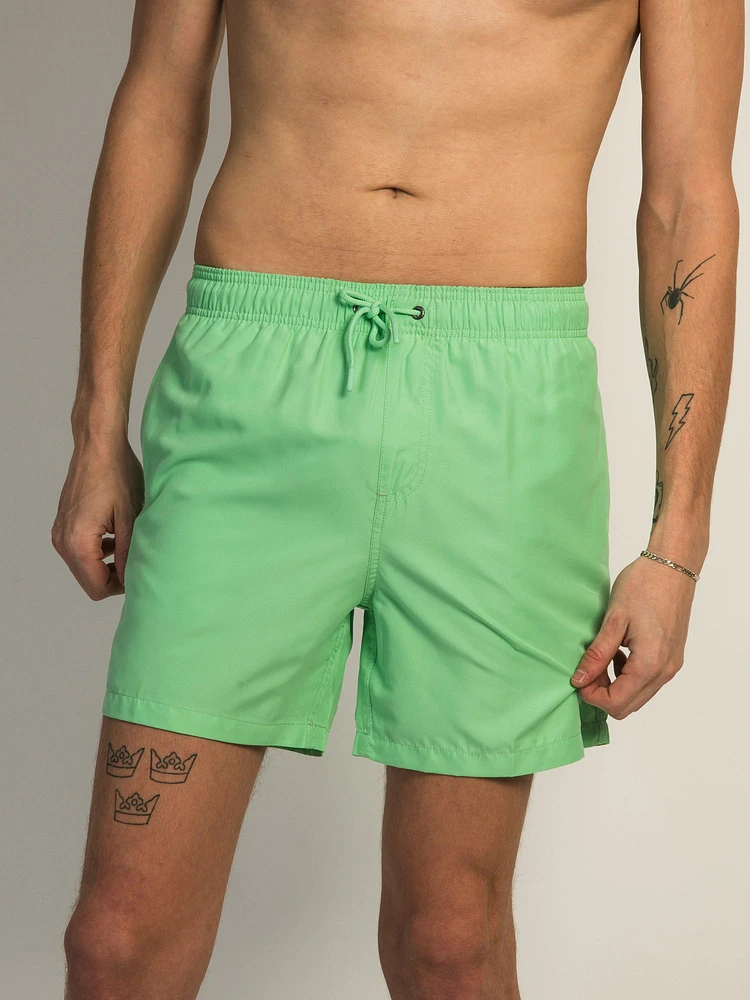 SHORT DE VOLLEY ISLAND HAZE GREEN ASH WAVE 5"