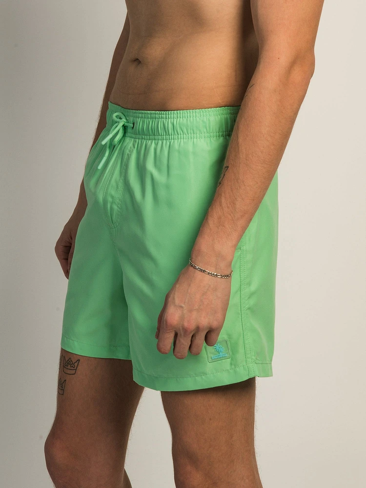 SHORT DE VOLLEY ISLAND HAZE GREEN ASH WAVE 5"