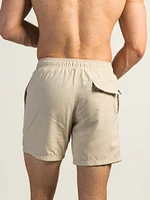 SHORT VOLLEY TAUPE WAVE 5"