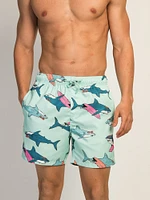 ISLAND HAZE SURFING SHARK 5IN VOLLEY SHORT