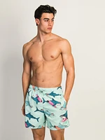 ISLAND HAZE SURFING SHARK 5IN VOLLEY SHORT