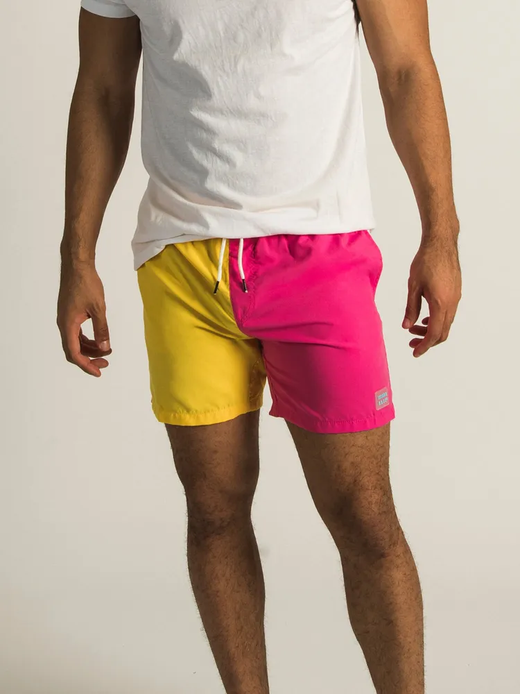 SHORT DE VOLLEY 15" ISLAND HAZE COLOURBLOCK - DESTOCKAGE