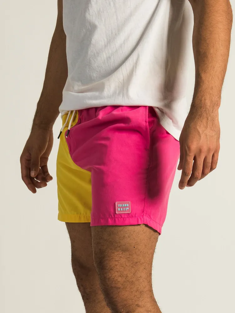 ISLAND HAZE COLOURBLOCK 15" VOLLEY SHORT - CLEARANCE