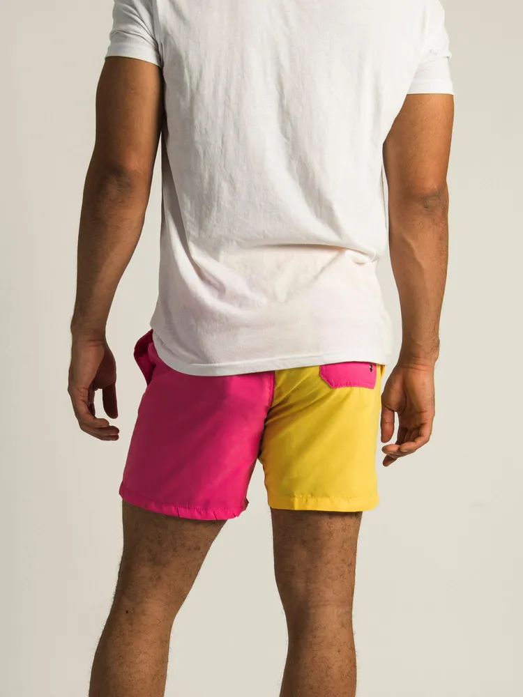 SHORT DE VOLLEY 15" ISLAND HAZE COLOURBLOCK - DESTOCKAGE