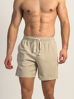SHORT TISSÉ EN FIL TEINT