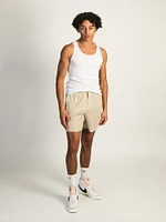 SHORT TISSÉ EN FIL TEINT