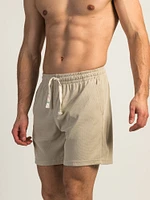 SHORT TISSÉ EN FIL TEINT