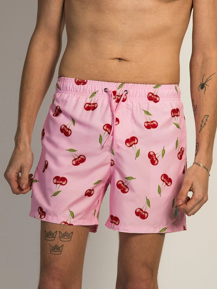 SHORT DE VOLLEY ISLAND HAZE CHERRY 5"