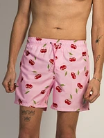 SHORT DE VOLLEY ISLAND HAZE CHERRY 5"