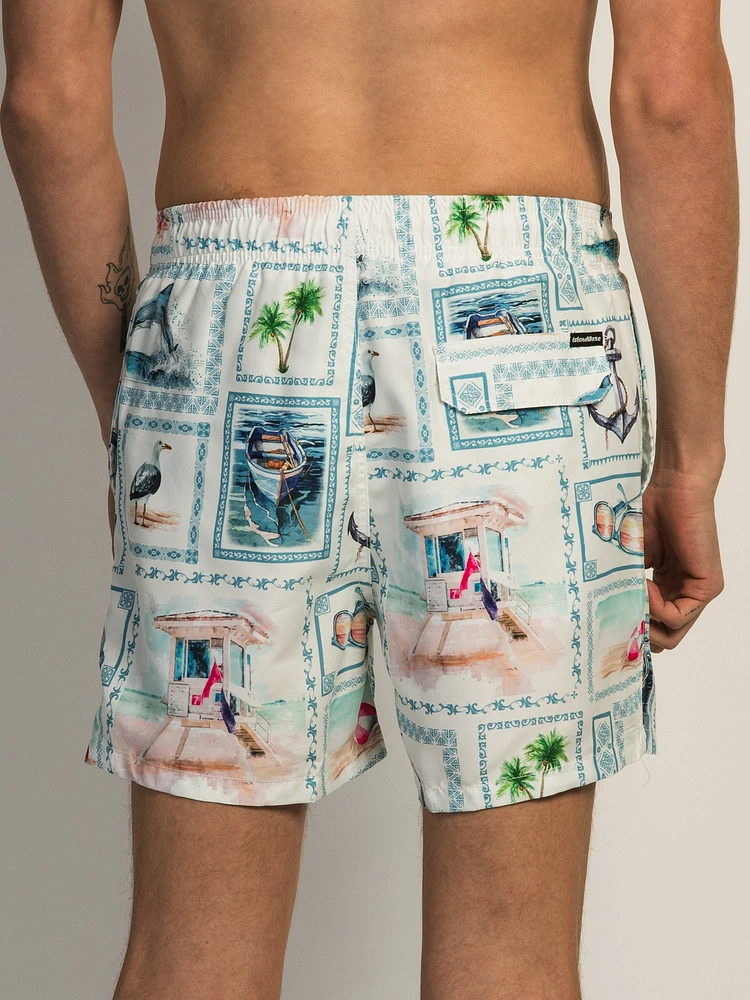 SHORT DE VOLLEY ISLAND HAZE NAUTICAL 5"