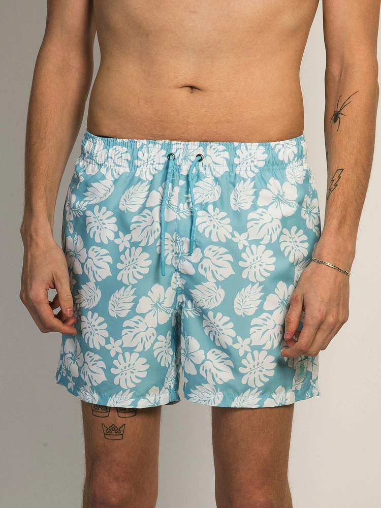 SHORT DE VOLLEY ISLAND HAZE HIBISCUS 5"