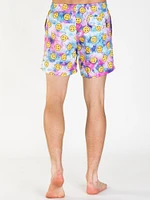 ISLAND HAZE TIE DYE SMILEY 15" VOLLEY SHORT - CLEARANCE