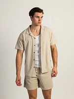 CHEMISE MANCHES COURTES EN FIL TEINT