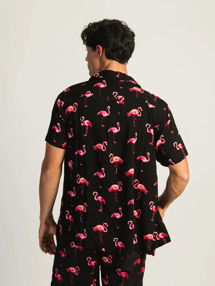 CHEMISE MANCHES COURTES FLAMINGO