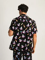 CHEMISE MANCHES COURTES BEER SHARK