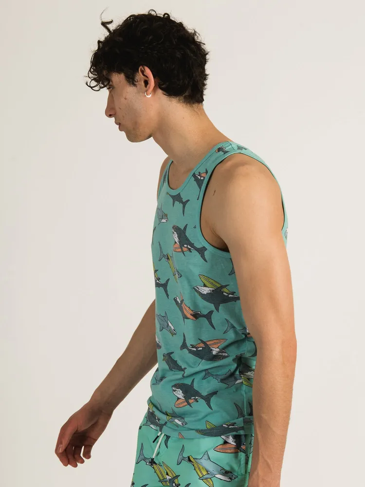 ISLAND HAZE SURFING SHARK TANK TOP