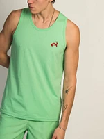 ISLAND HAZE CHEERS CRAB EMBROIDERED TANK