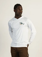 ISLAND HAZE SUNSHIRT SURFING SHARK - DESTOCKAGE