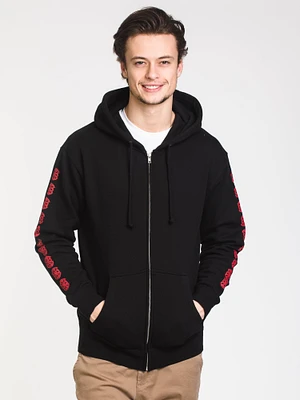 MENS BAUHAUS CROSS FULL ZIP - BLACK CLEARANCE