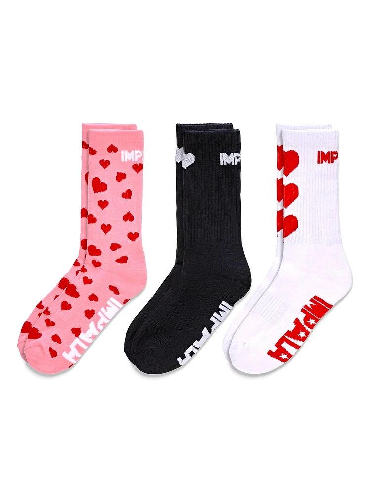 IMPALA ROLLERSKATES SKATE SOCK 3 PACKS - DESTOCKAGE