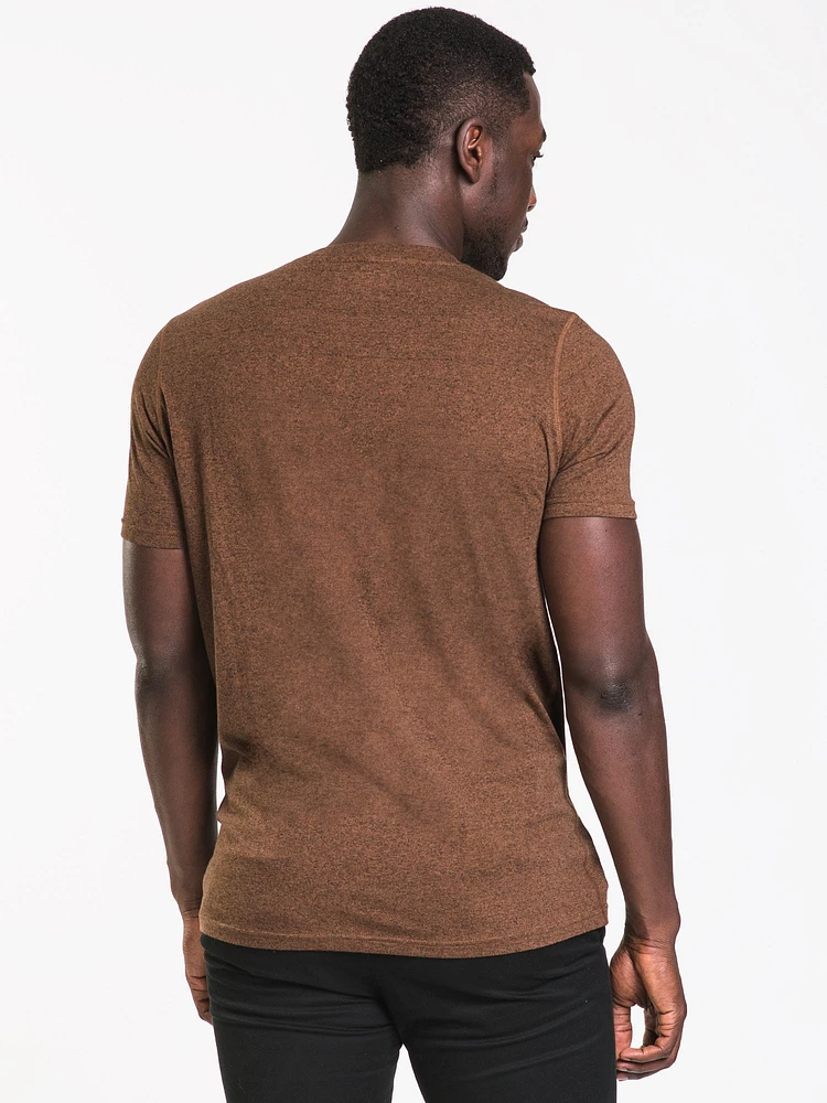 T-SHIRT À COL EN V SIG MELANGE POUR HOMME