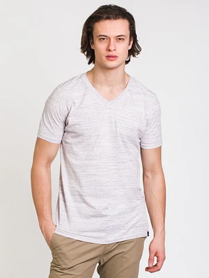 T-SHIRT À COL EN V SIG MELANGE POUR HOMME