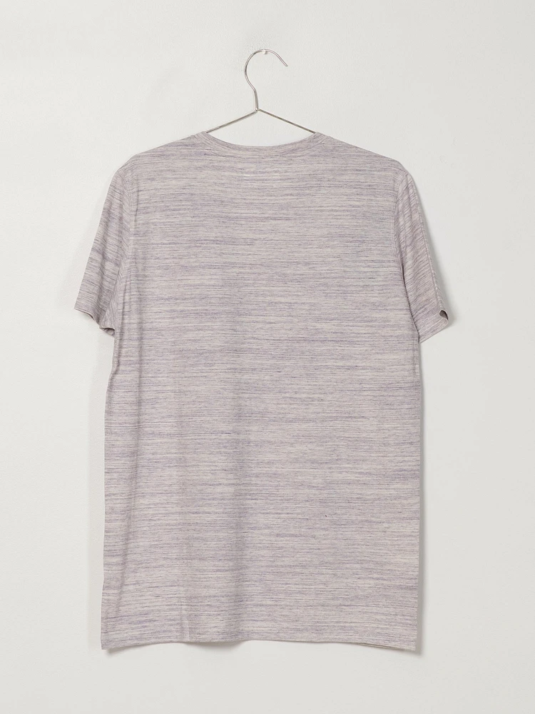 T-SHIRT À COL EN V SIG MELANGE POUR HOMME