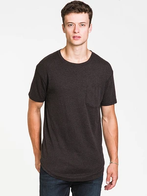 TEE-SHIRT LONG EN TRICOT FLAMMÉ POUR HOMME
