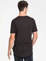 TEE-SHIRT LONG EN TRICOT FLAMMÉ POUR HOMME