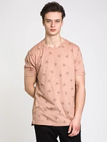 MENS NORTON DITSY PRINT T - CLEARANCE