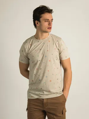 KOLBY NORTON DITSY MELANGE TEE - CLEARANCE