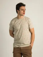 KOLBY NORTON DITSY MELANGE TEE - CLEARANCE