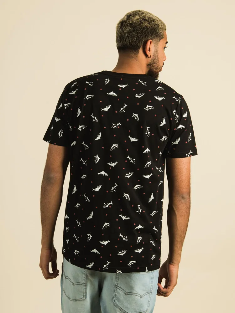 KOLBY EDDIE ALL OVER PRINT T-SHIRT - DÉSTOCKAGE