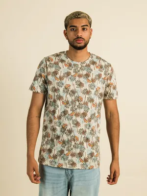 KOLBY EDDIE ALL OVER PRINT MELANGE T-SHIRT - CLEARANCE