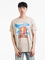 KOLBY KOA GEORGIA PEACH SCREEN PRINT T-SHIRT - CLEARANCE