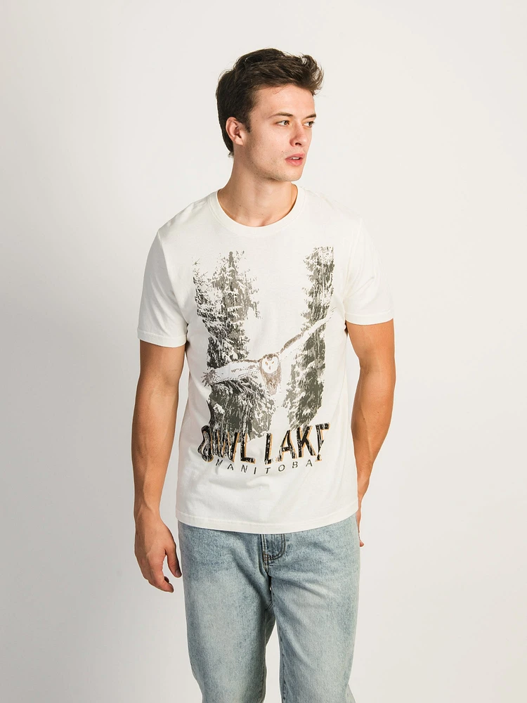 KOLBY PEAKS N CREEKS T-SHIRT - OWL LAKE