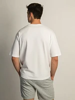 KOLBY BOXY FIT T-SHIRT- BLANC