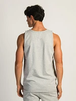 KOLBY RORY OVERSIZED FRENCH TERRY TANK - GREY MELANGE