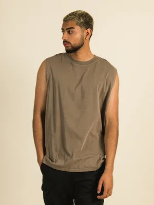 KOLBY GARMENT DYE OVERSIZED TANK TOP - CLEARANCE