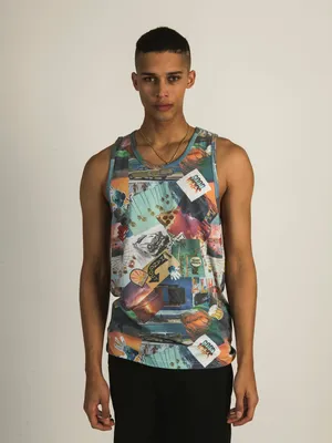 KOLBY HEFF ALL OVER PRINT TANK TOP - CLEARANCE