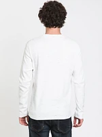 KOLBY LONG SLEEVE TEXTURE TEE - CLEARANCE