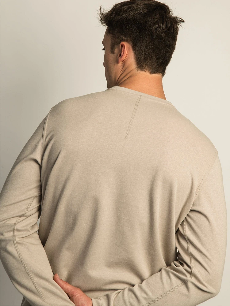 KOLBY KEEP COOL LONG SLEEVE - PEBBLE