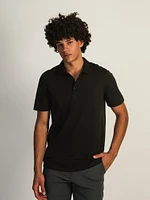 KOLBY KEEP COOL POLO - BLACK