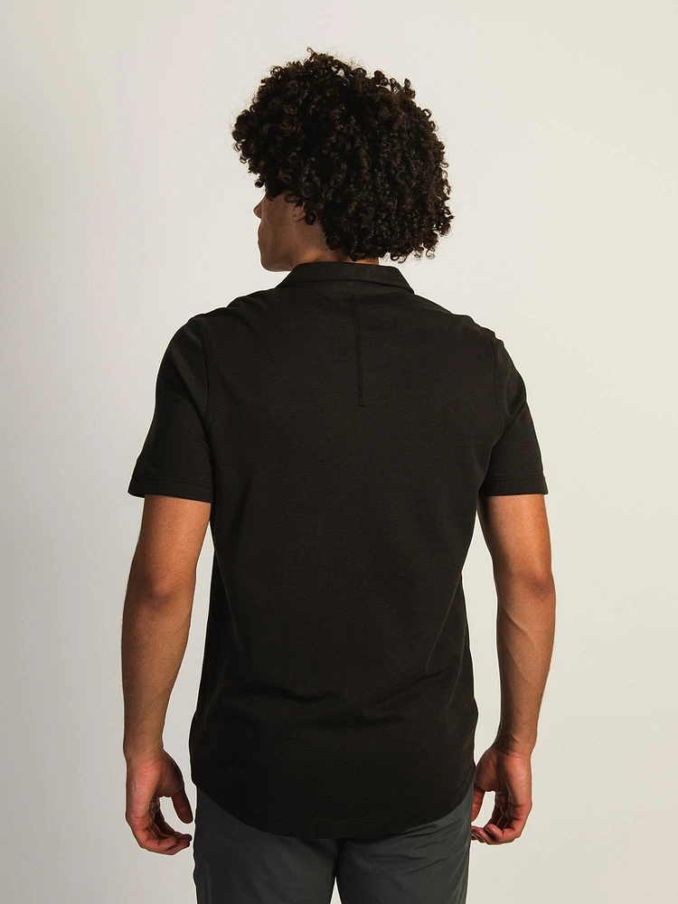 KOLBY KEEP COOL POLO - BLACK