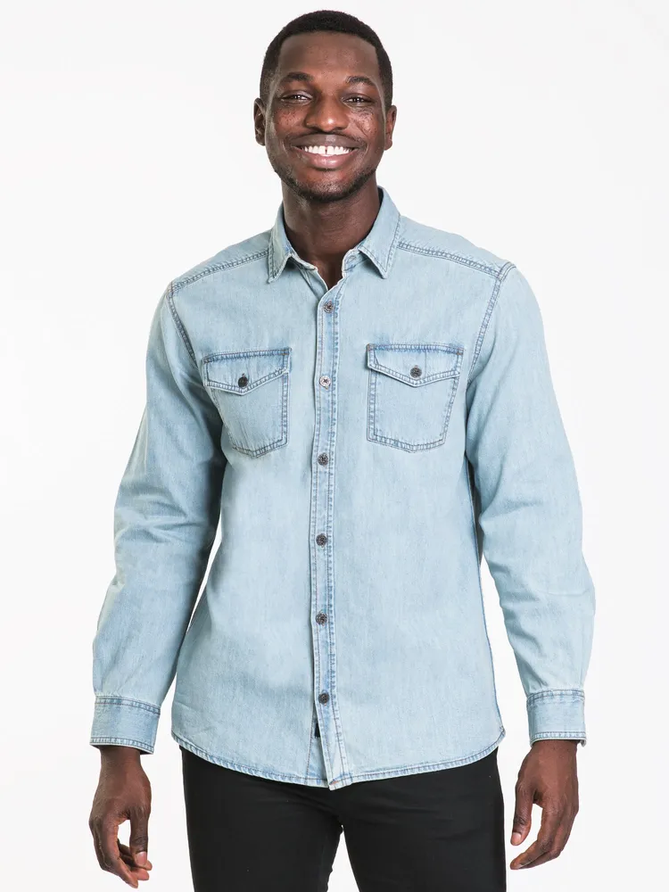 KOLBY LONG SLEEVE CLASSIC DENIM